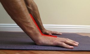 wrist angle